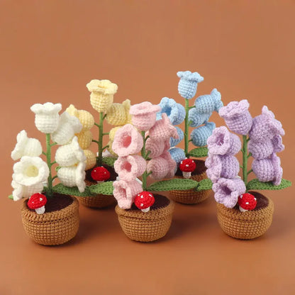 Pot De Fleurs Crochet Fait Main