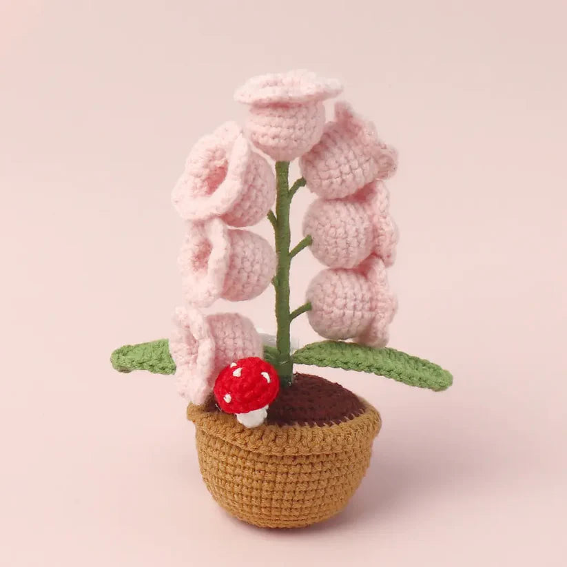 Pot De Fleurs Crochet Fait Main