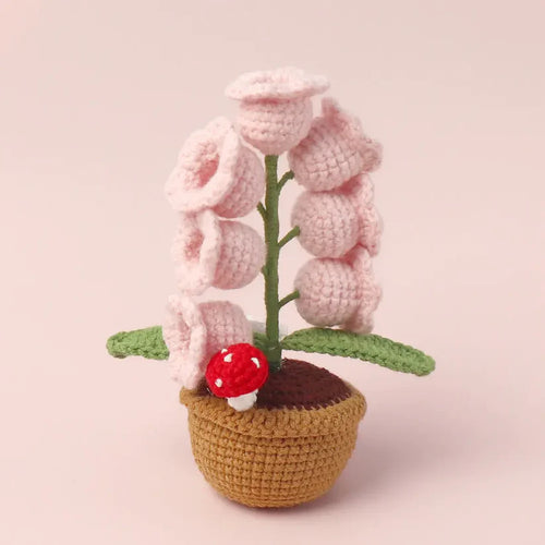 Pot De Fleurs Crochet Fait Main
