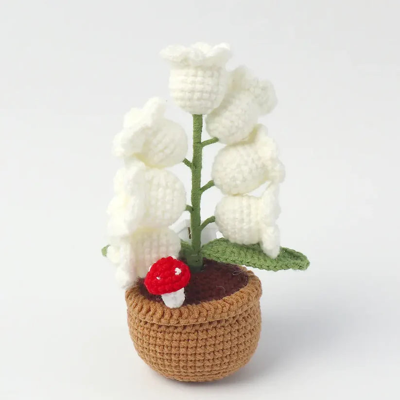 Pot De Fleurs Crochet Fait Main