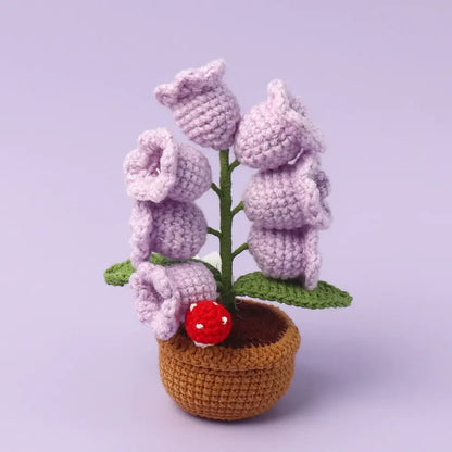 Pot De Fleurs Crochet Fait Main
